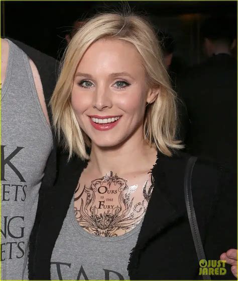 kristen bell tattoo|Kristen Bells Tattoos & Their Meanings